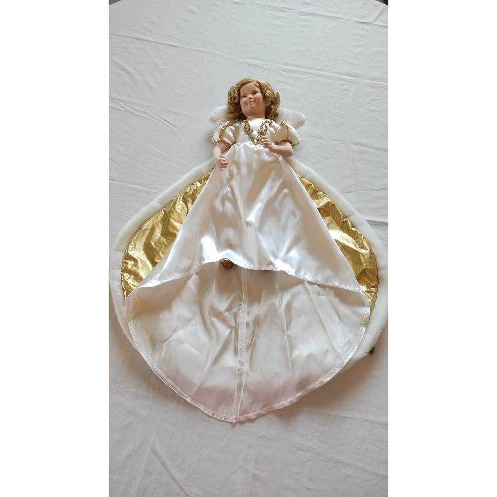 Vintage 1990 MBI Shirley Temple Porcelain Doll Collectible Classic!